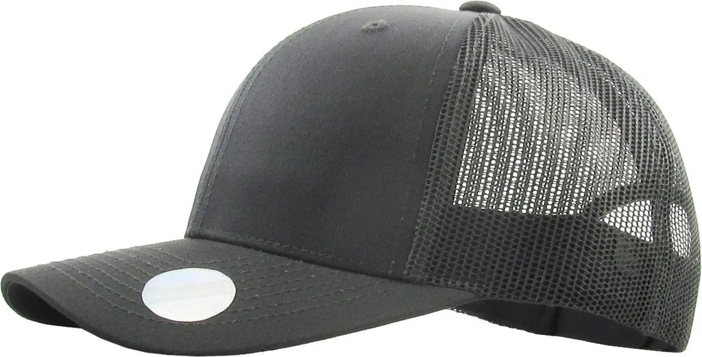 Grey Classic 6 Panel Mesh Back