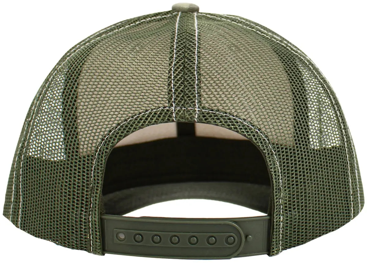 Olive Classic 6 Panel Mesh Back