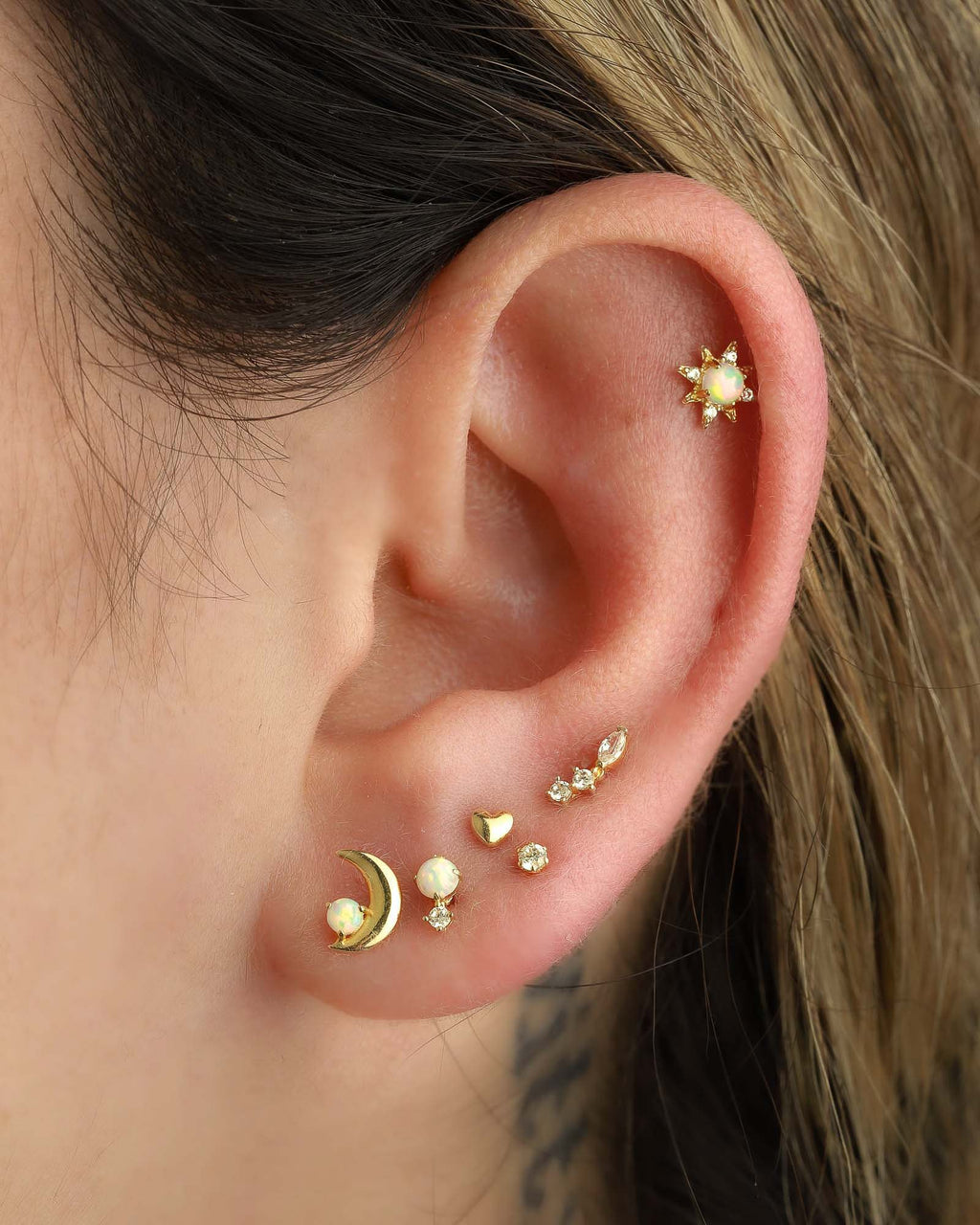 Heart Stud I 3mm
