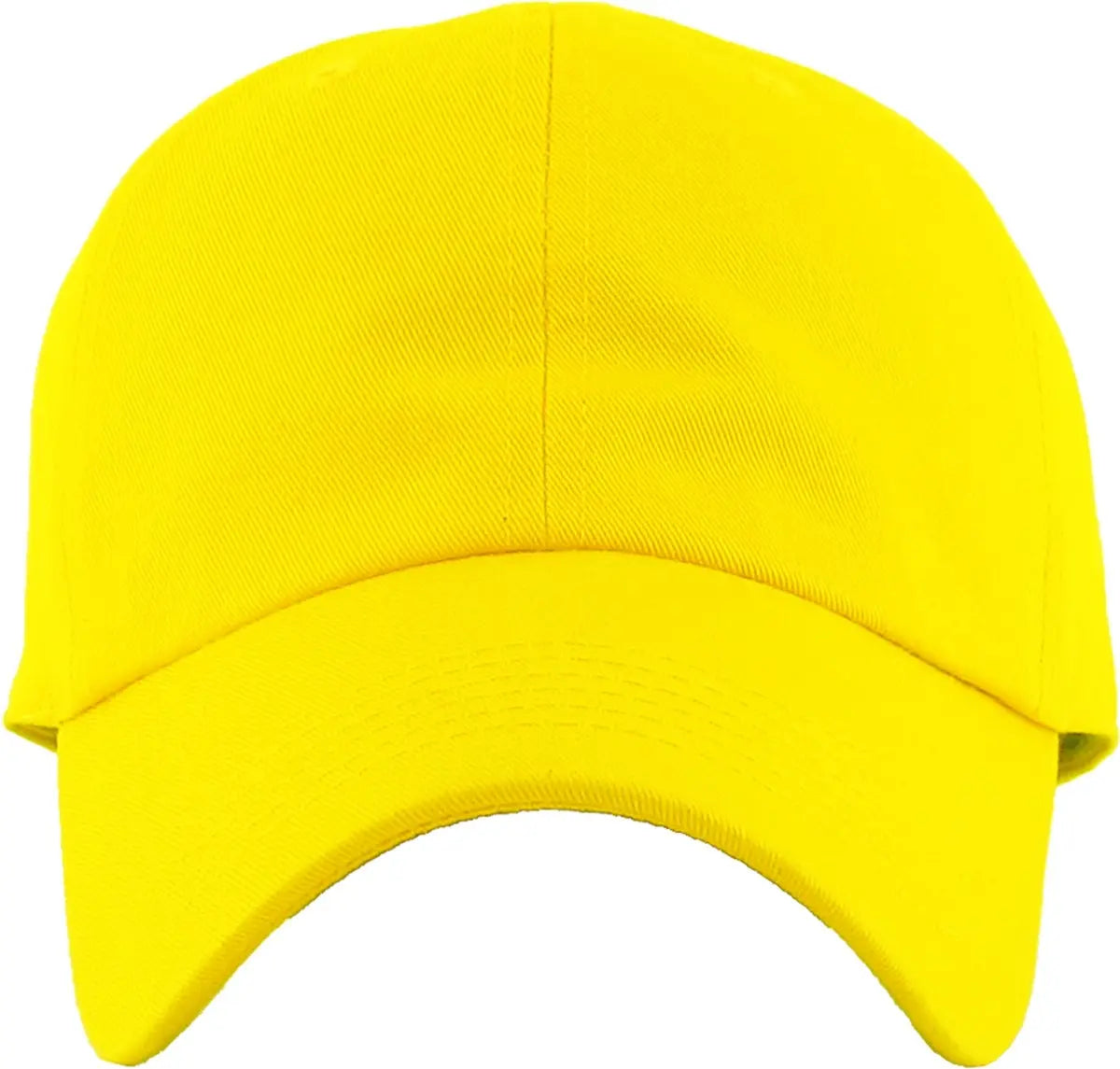 Neon Yellow Low Profile Baseball Cap