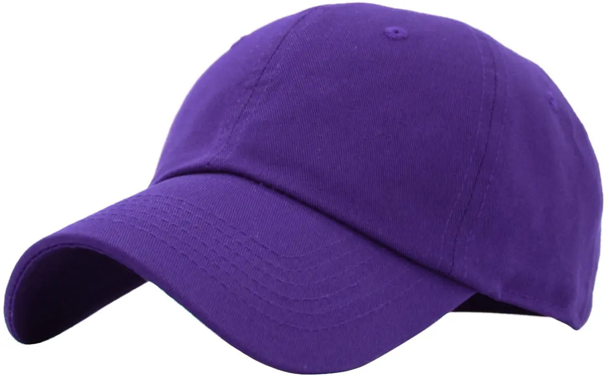 Purple Low Profile Baseball Cap