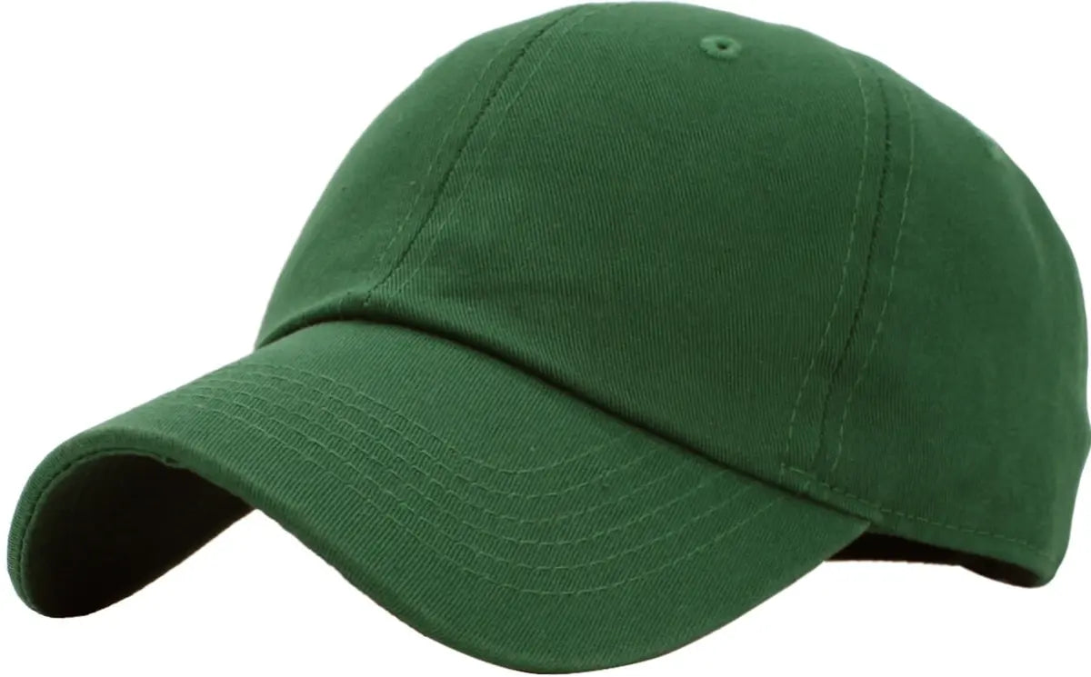 Forest Green Low Profile Baseball Cap