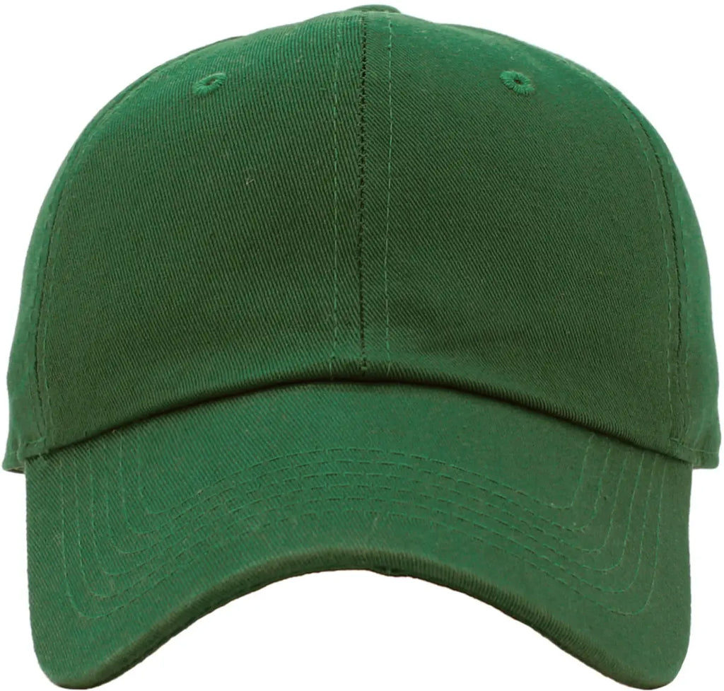 Forest Green Low Profile Baseball Cap