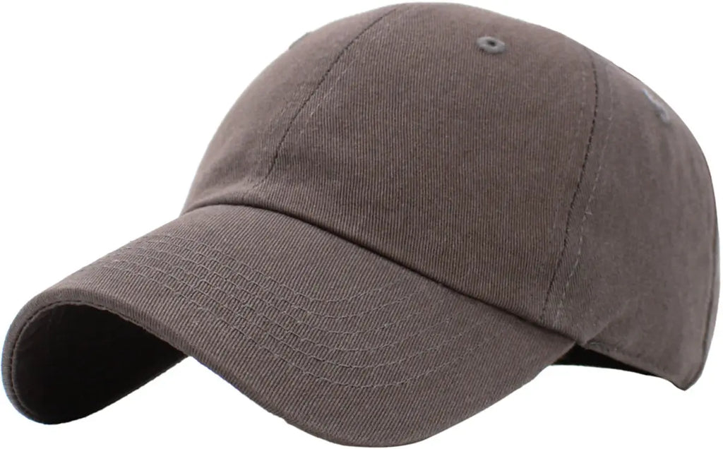 Dark Grey Low Profile Baseball Cap
