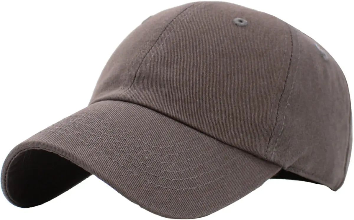 Dark Grey Low Profile Baseball Cap