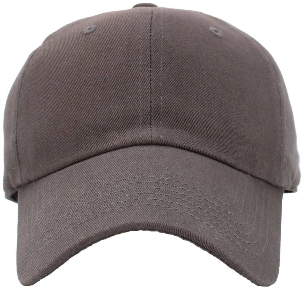 Dark Grey Low Profile Baseball Cap