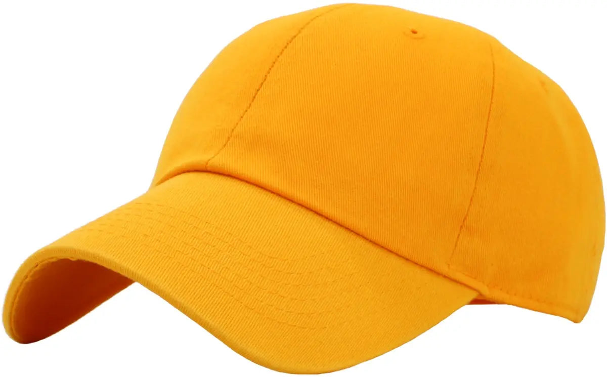 Yellow Low Profile Baseball Cap