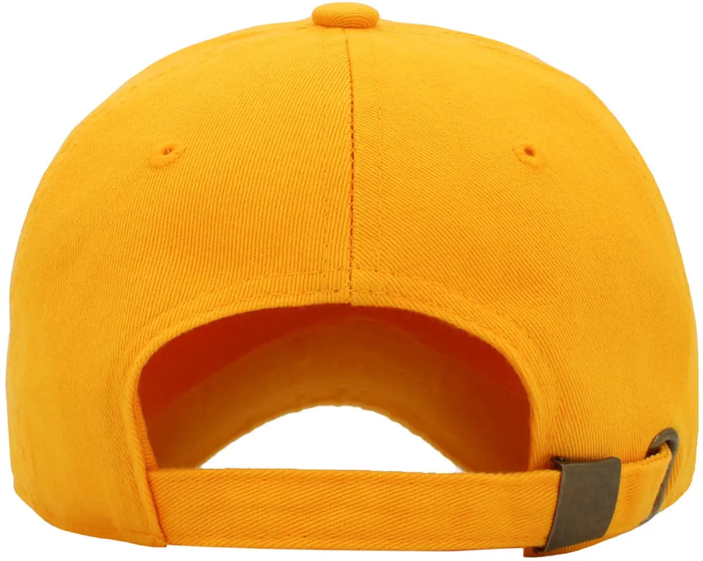 Yellow Low Profile Baseball Cap