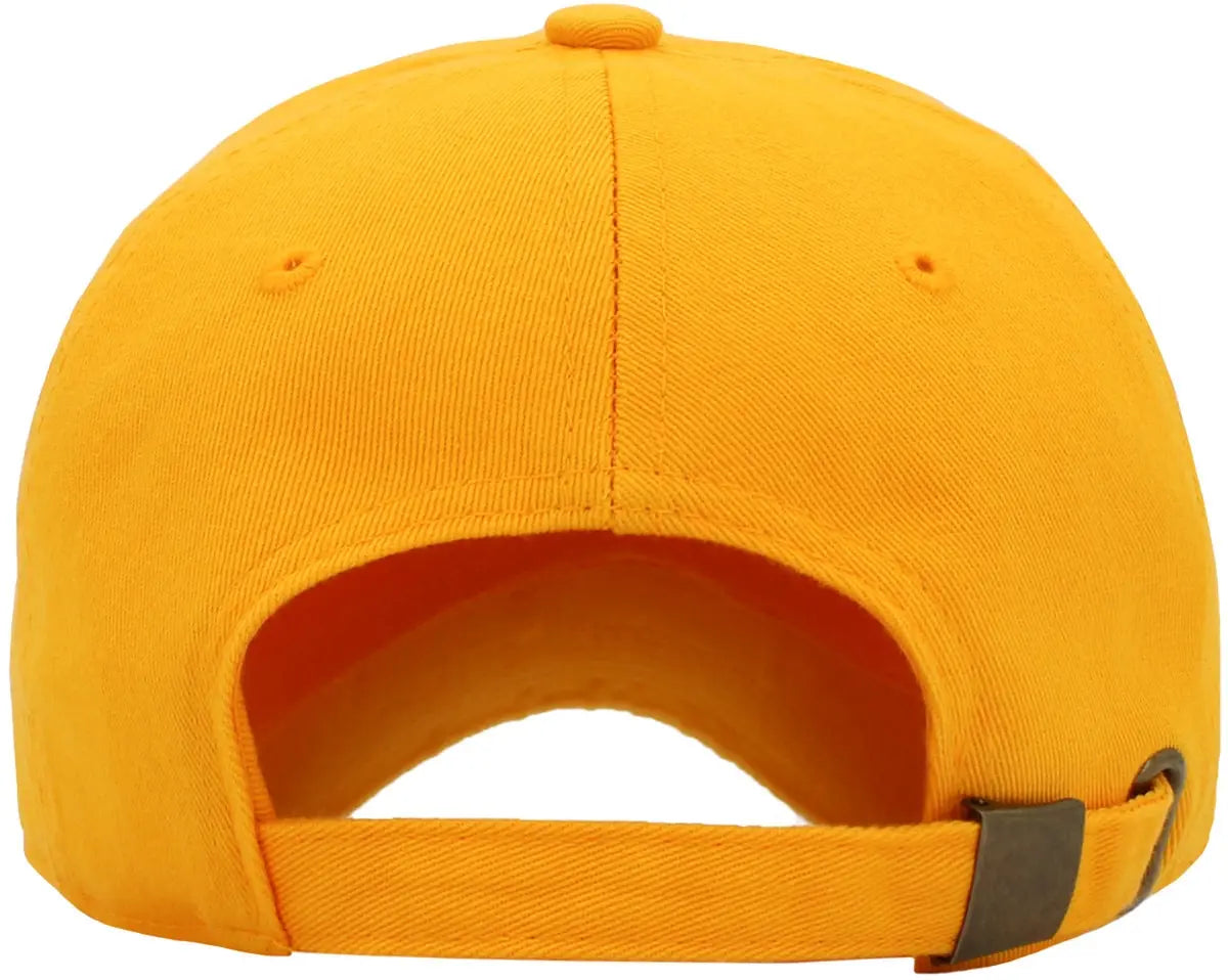 Yellow Low Profile Baseball Cap