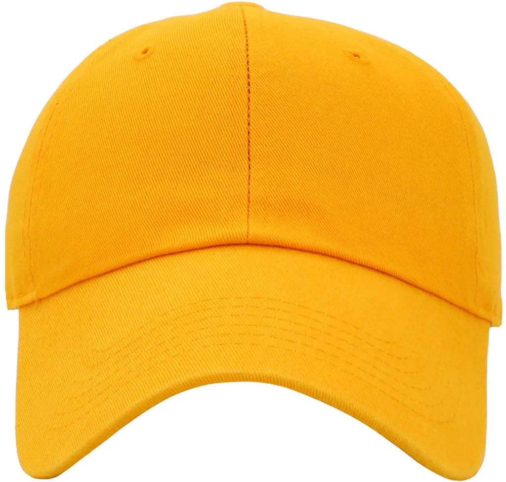 Yellow Low Profile Baseball Cap