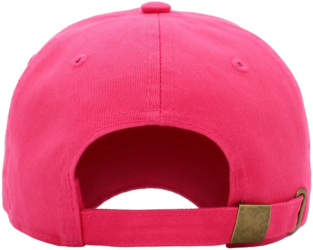 Red Low Profile Baseball Cap