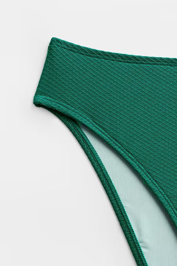 Green bikini with molded cups