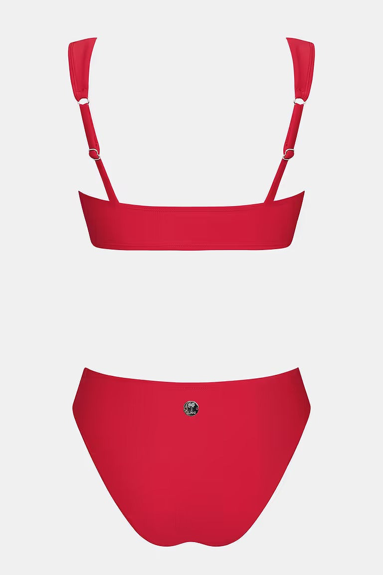 x Camille Bikini with adjustable straps and high-waisted bottoms
