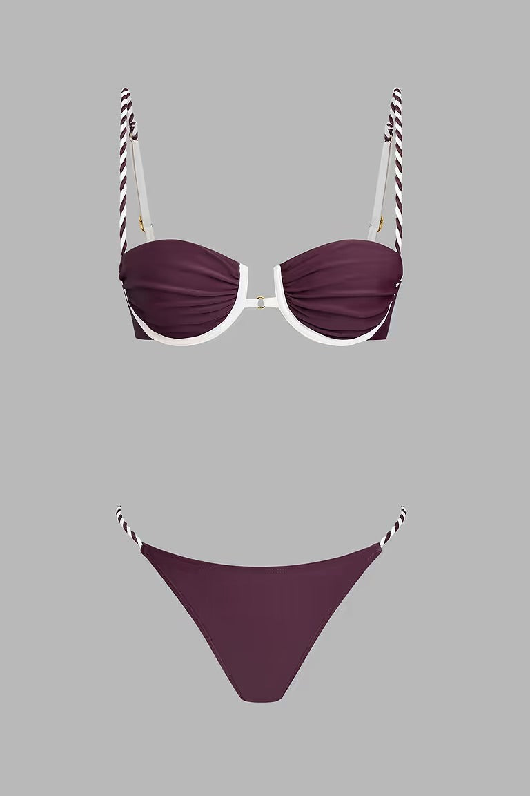 x Diane Checkered D/DD Bikini