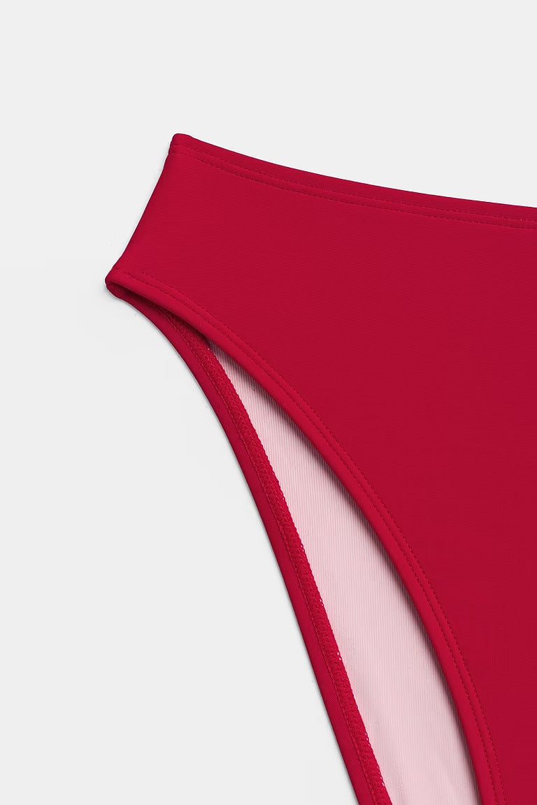 x Camille Bikini with adjustable straps and high-waisted bottoms