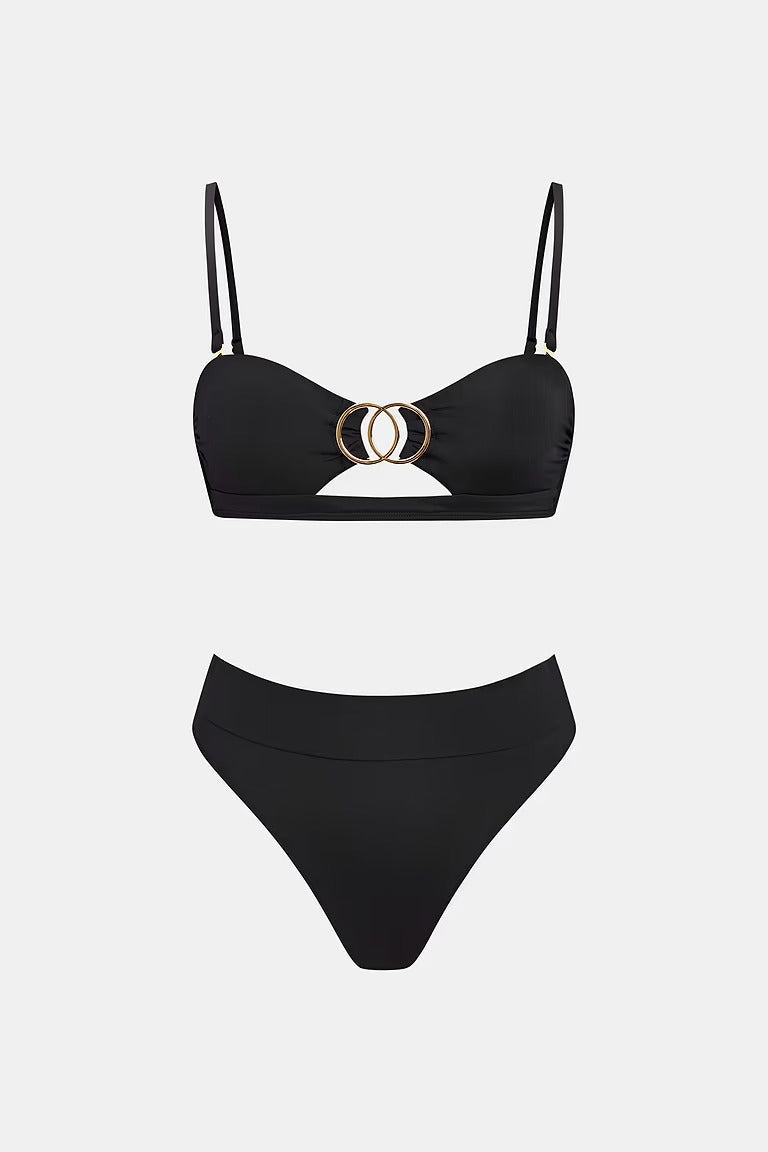 x Camille Bikini with a low sweetheart neckline and ultra-high cut