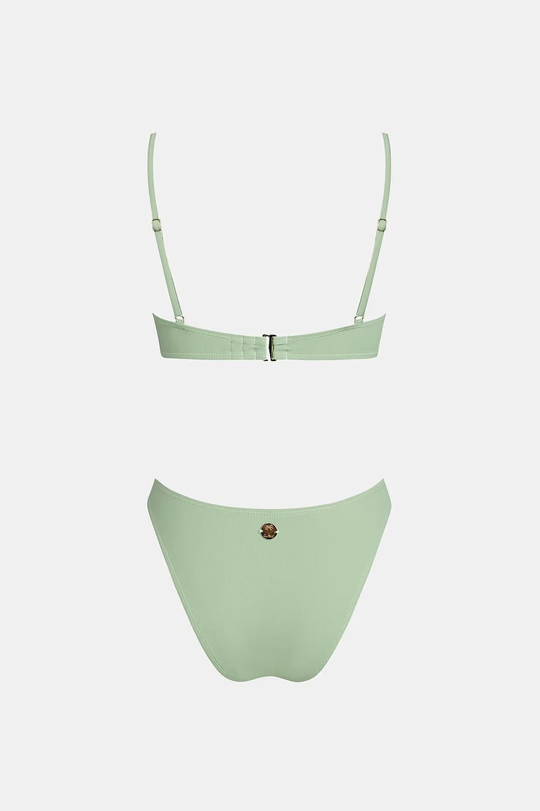 x Diane Bikini with rounded neck and ultra-high-cut bottom