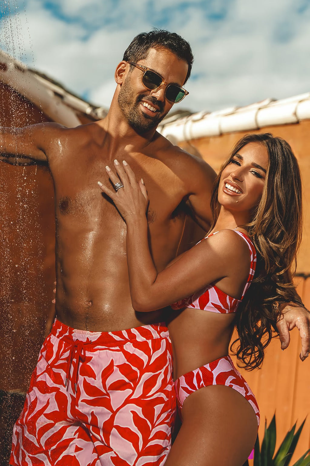 Tropical underwired bikini