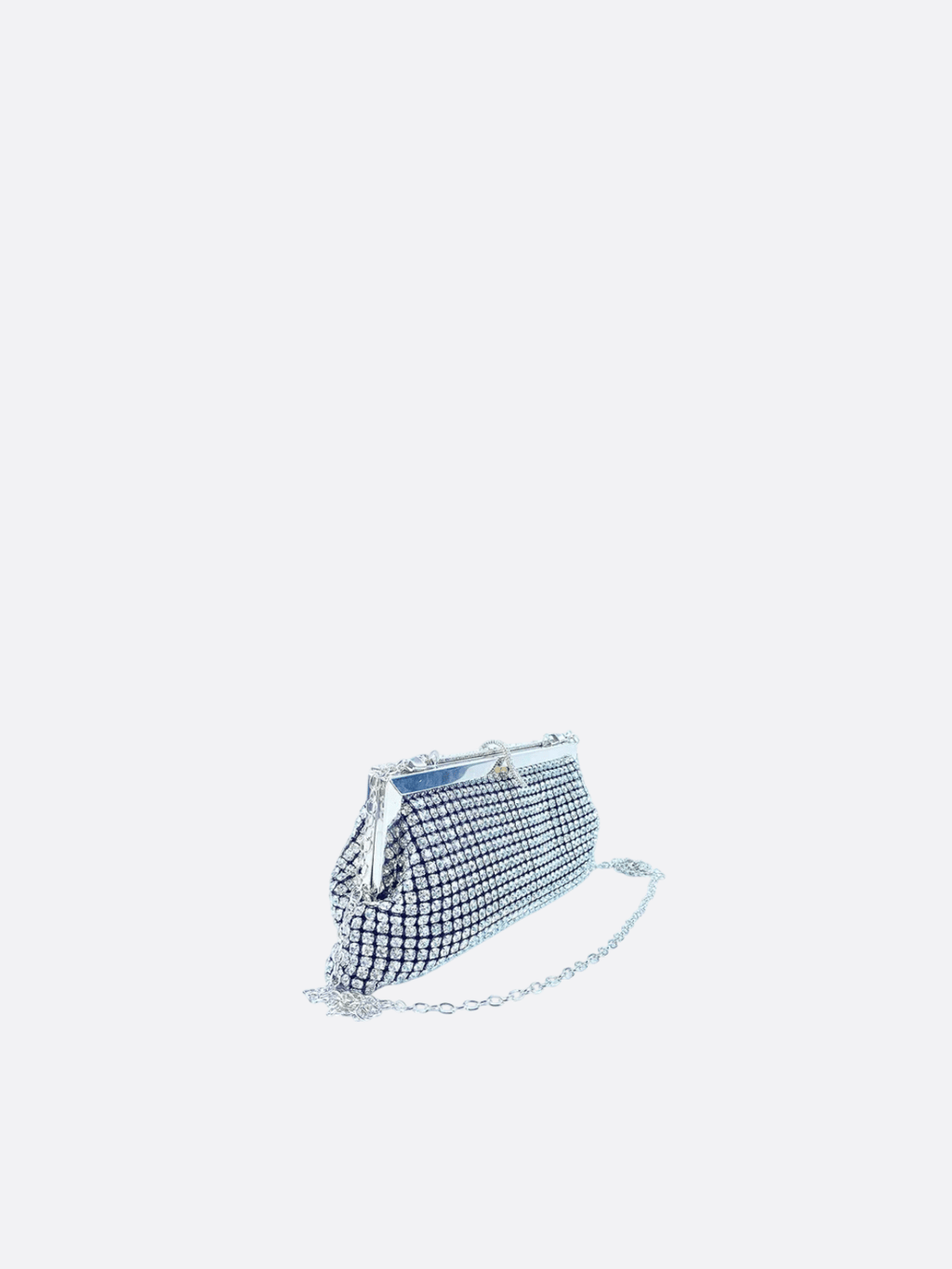 Silver minaudière