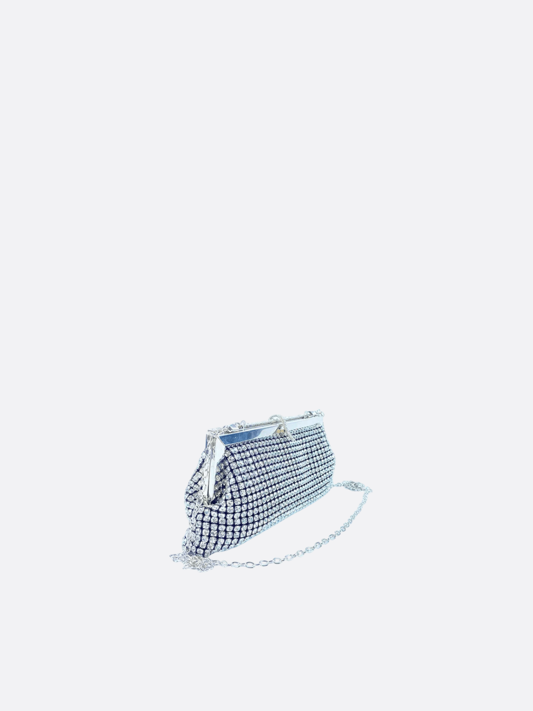 Silver minaudière