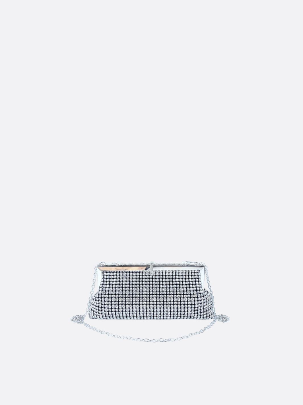 Silver minaudière