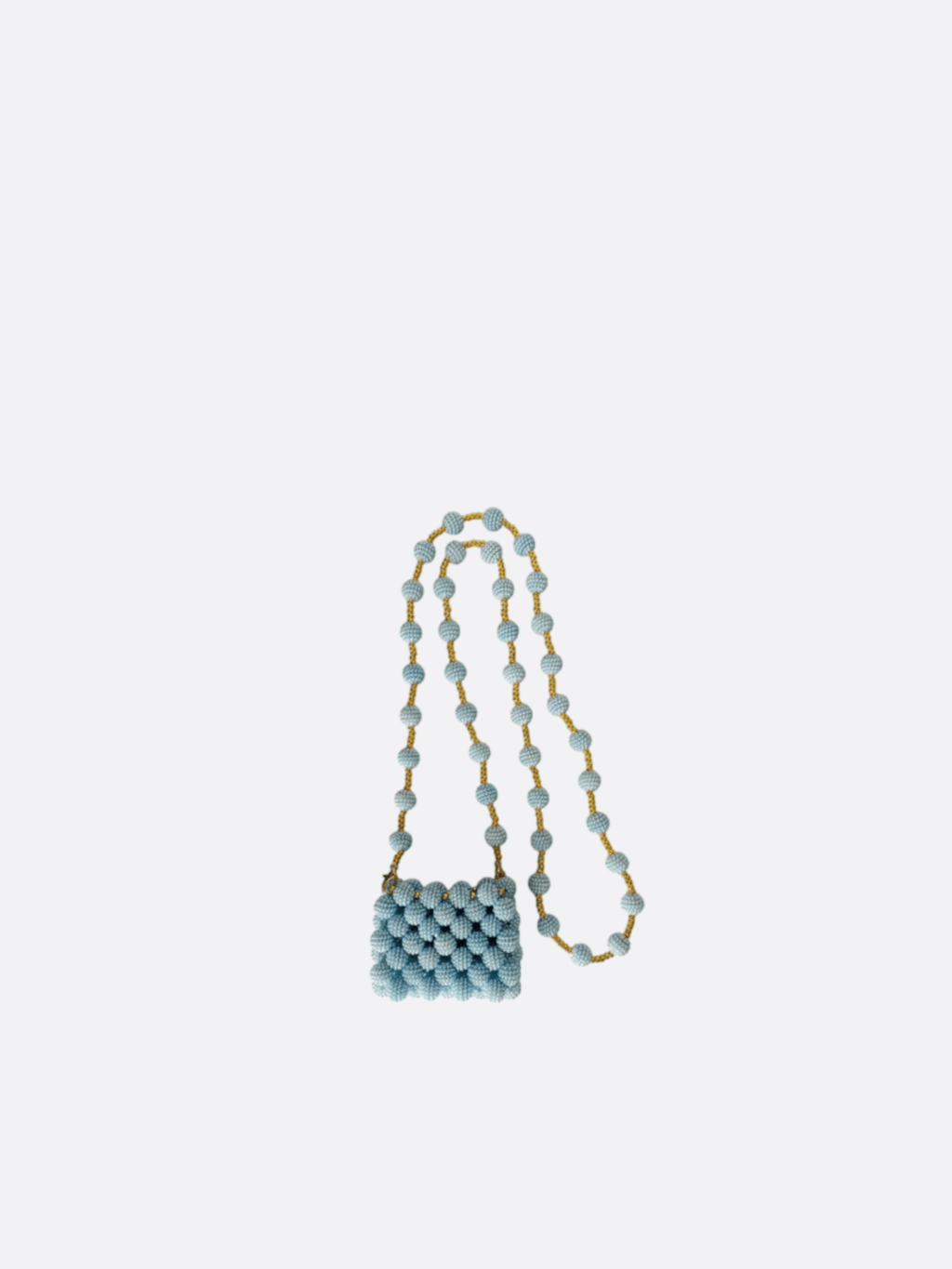 Mini beaded crossbody bag