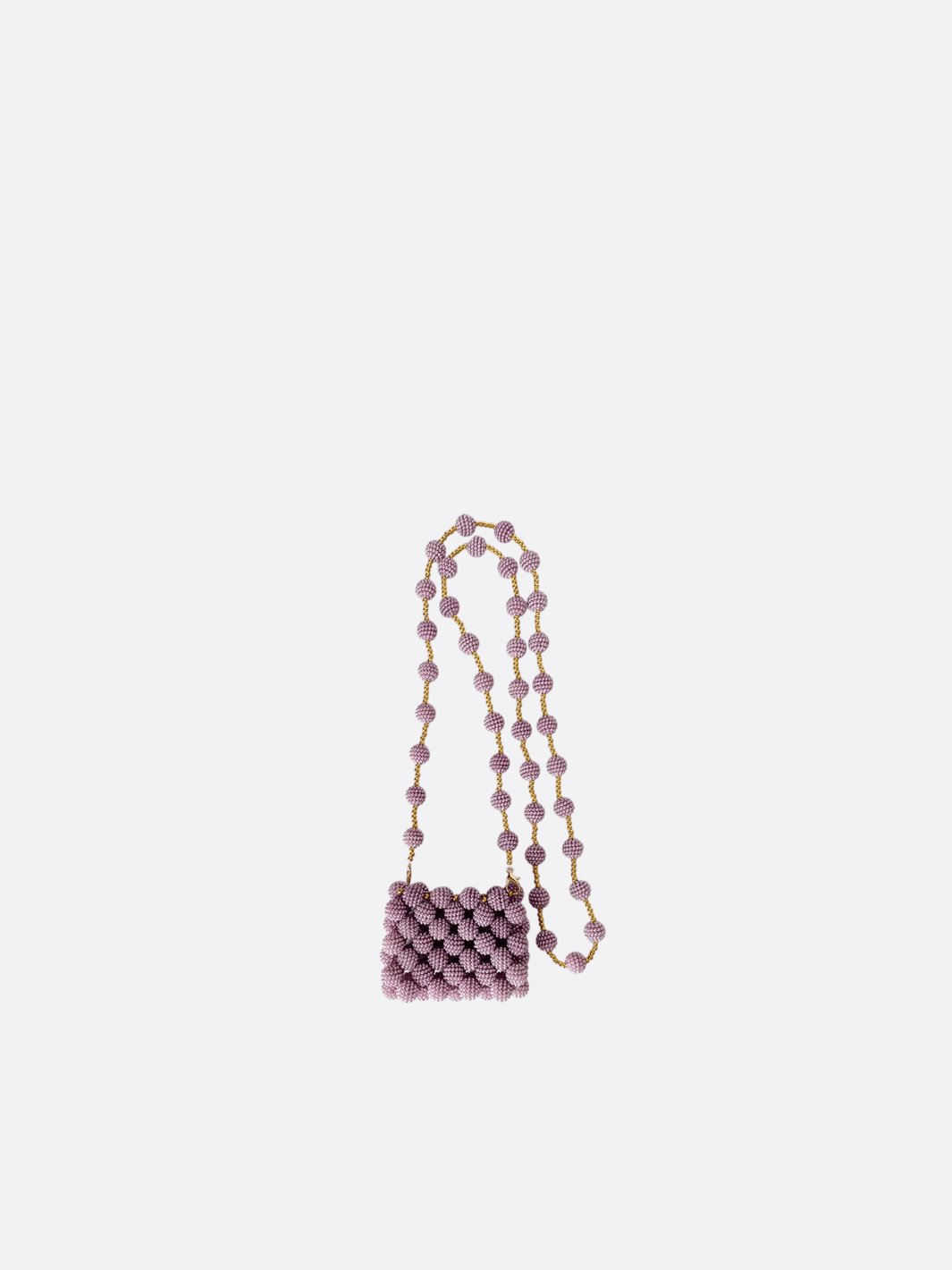 Mini beaded crossbody bag