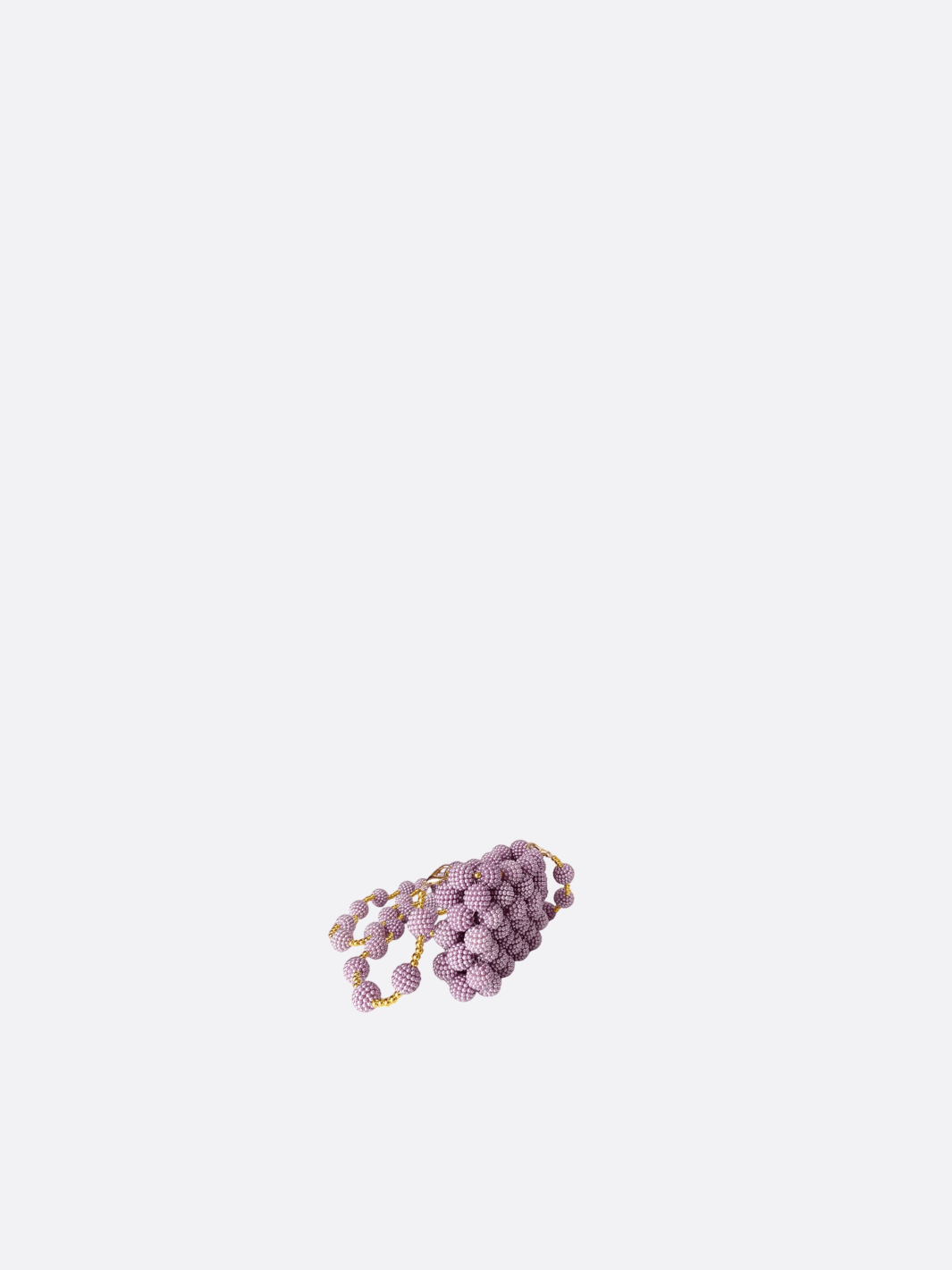 Mini beaded crossbody bag