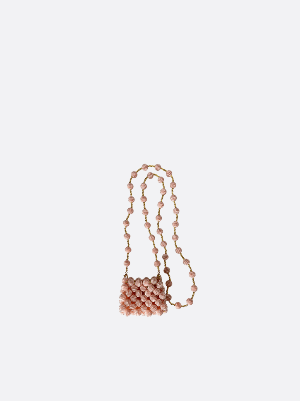 Mini beaded crossbody bag