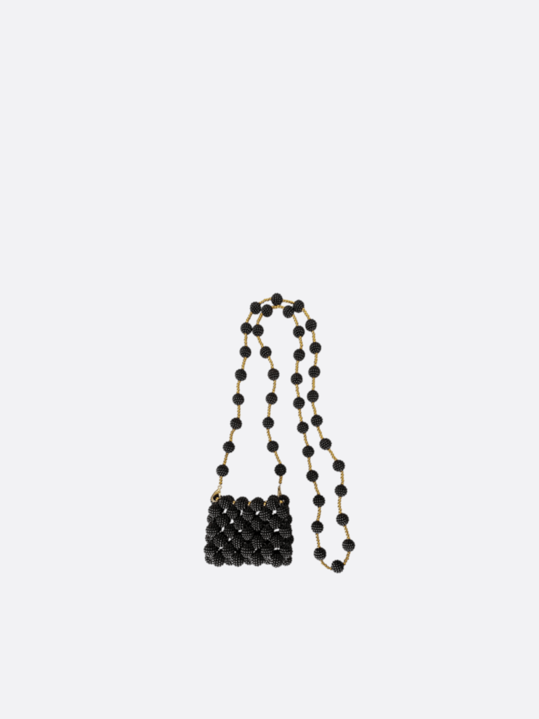 Mini beaded crossbody bag