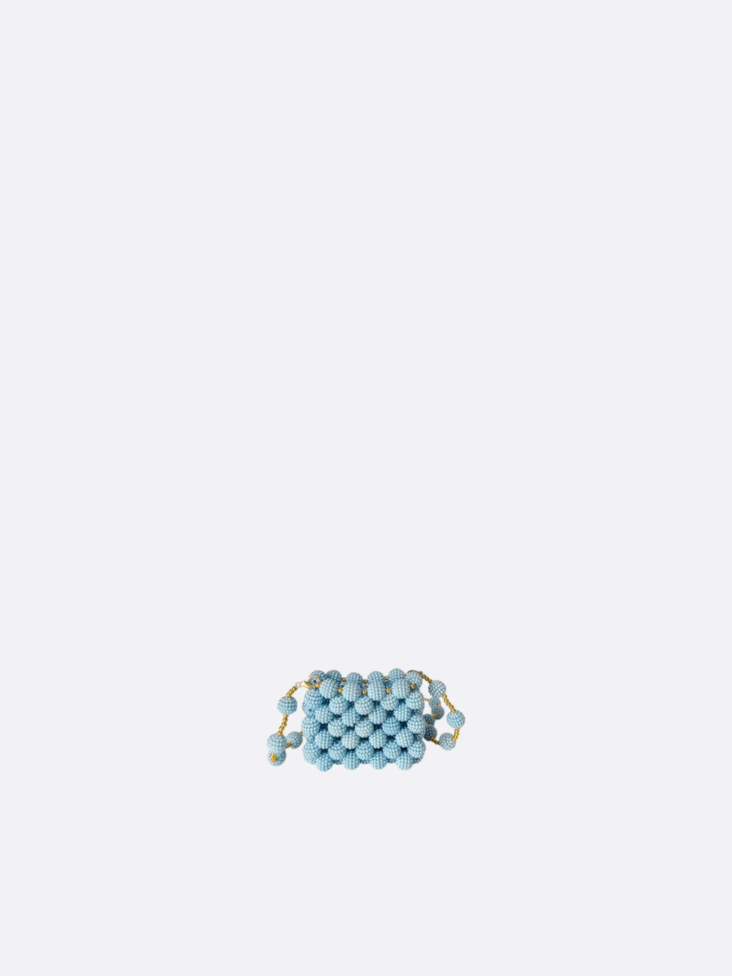 Mini beaded crossbody bag