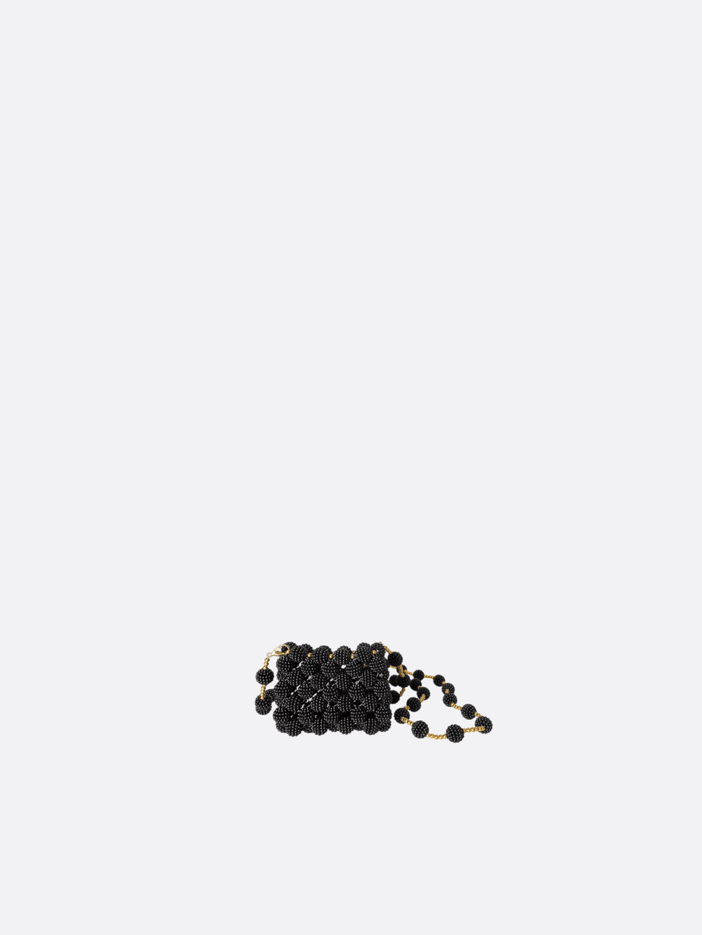 Mini beaded crossbody bag