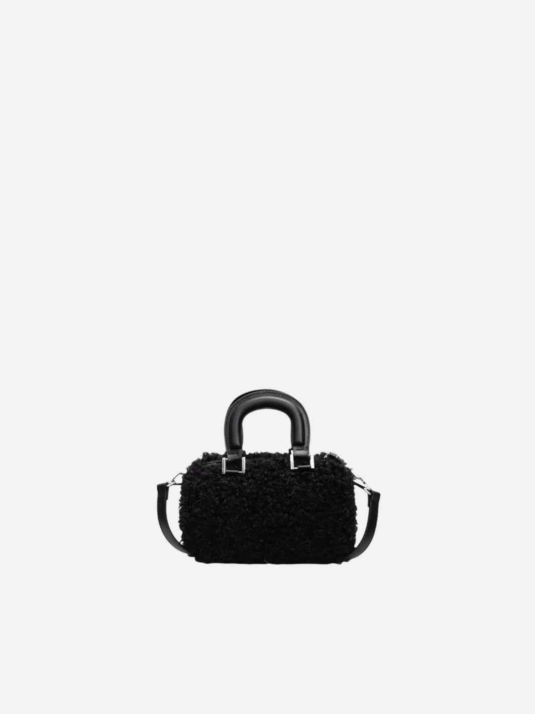 Mini Boston bag with a soft sheen