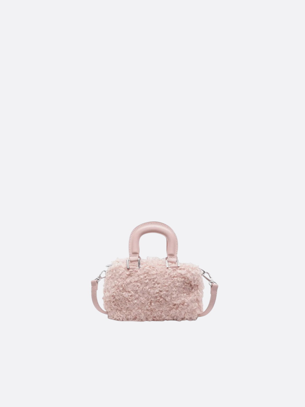Mini Boston bag with a soft sheen