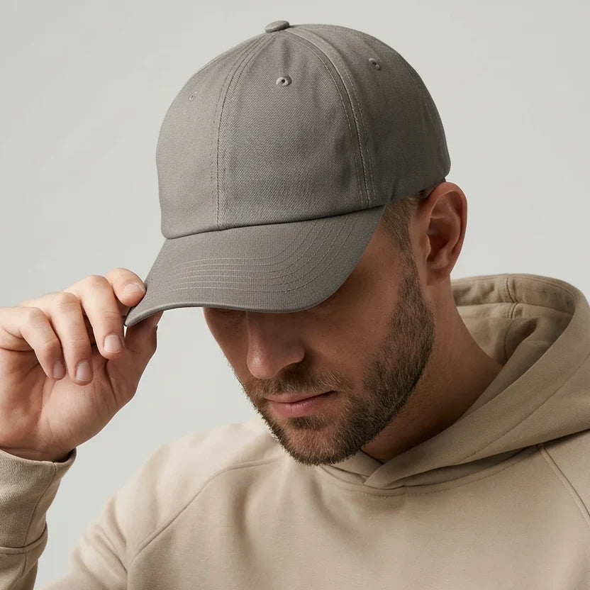 Dark Grey Low Profile Baseball Cap