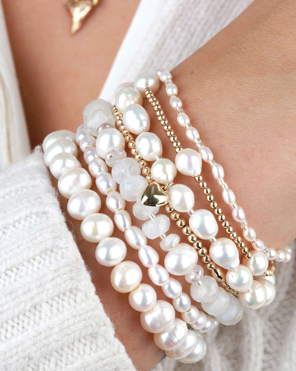 Oval Pearl Miyuki Bracelet | 3mm
