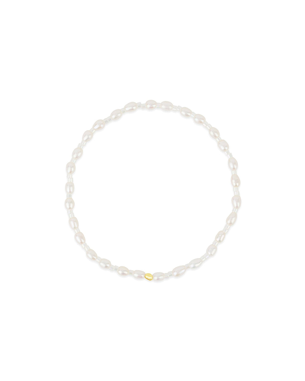 Oval Pearl Miyuki Bracelet | 3mm