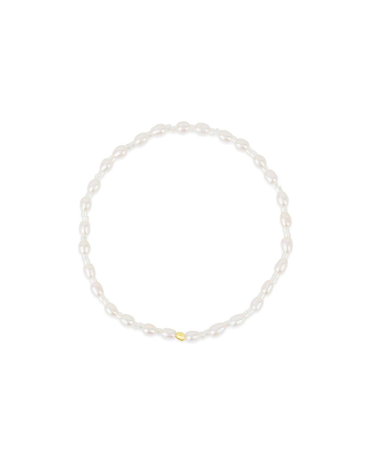 Oval Pearl Miyuki Bracelet | 3mm