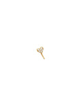 Pavé Heart Curved Nose Stud