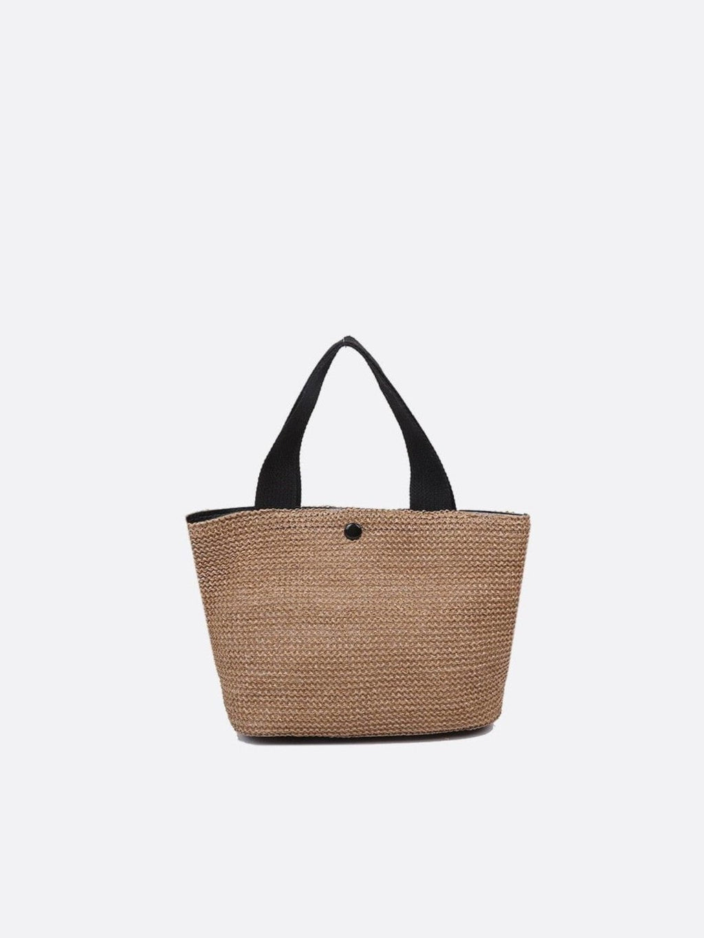 black canvas tote bag