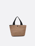 black canvas tote bag
