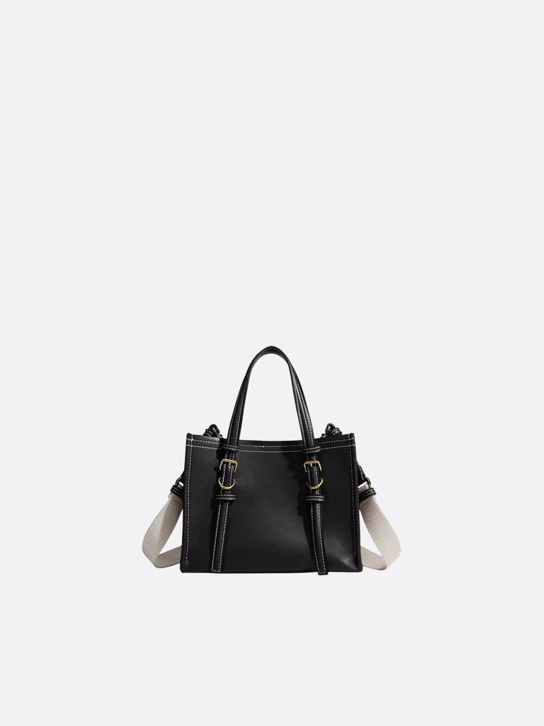 Small leather tote bag