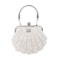 Pearl Scallop-Shaped Handbag – Luxury Bridal Evening Bag