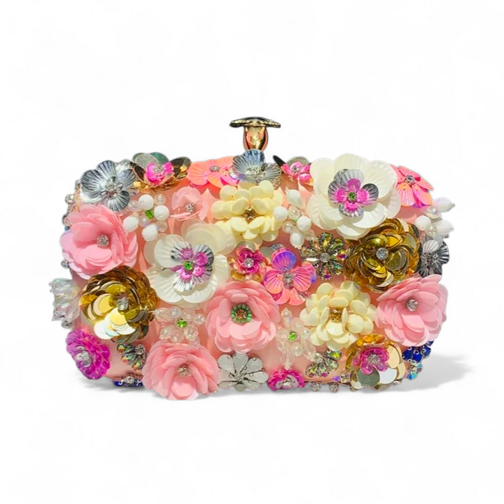 Bloom Couture Embellished Clutch