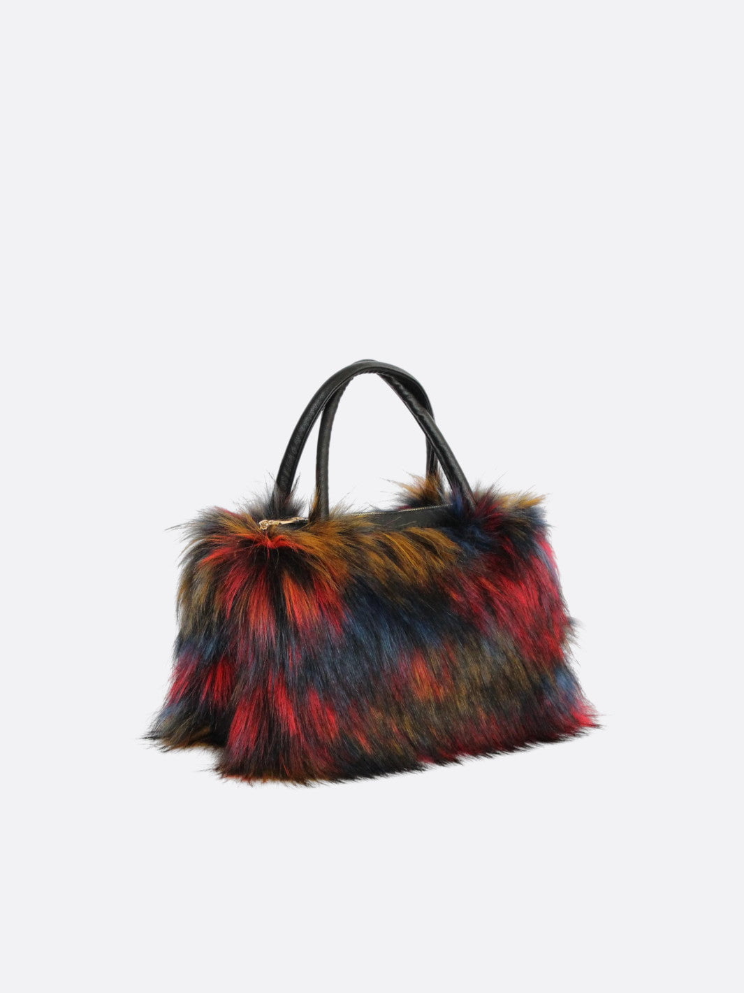 Faux fur handbag