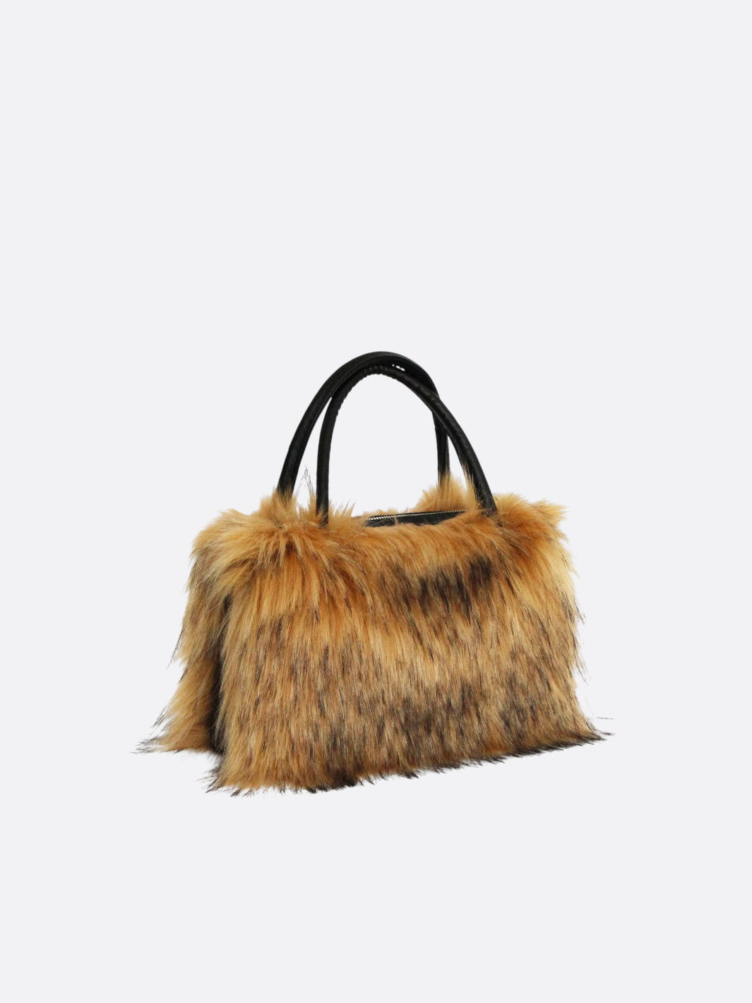 Faux fur handbag
