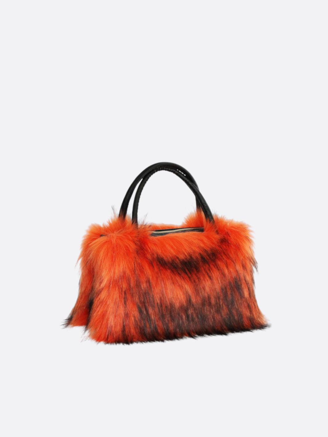 Faux fur handbag