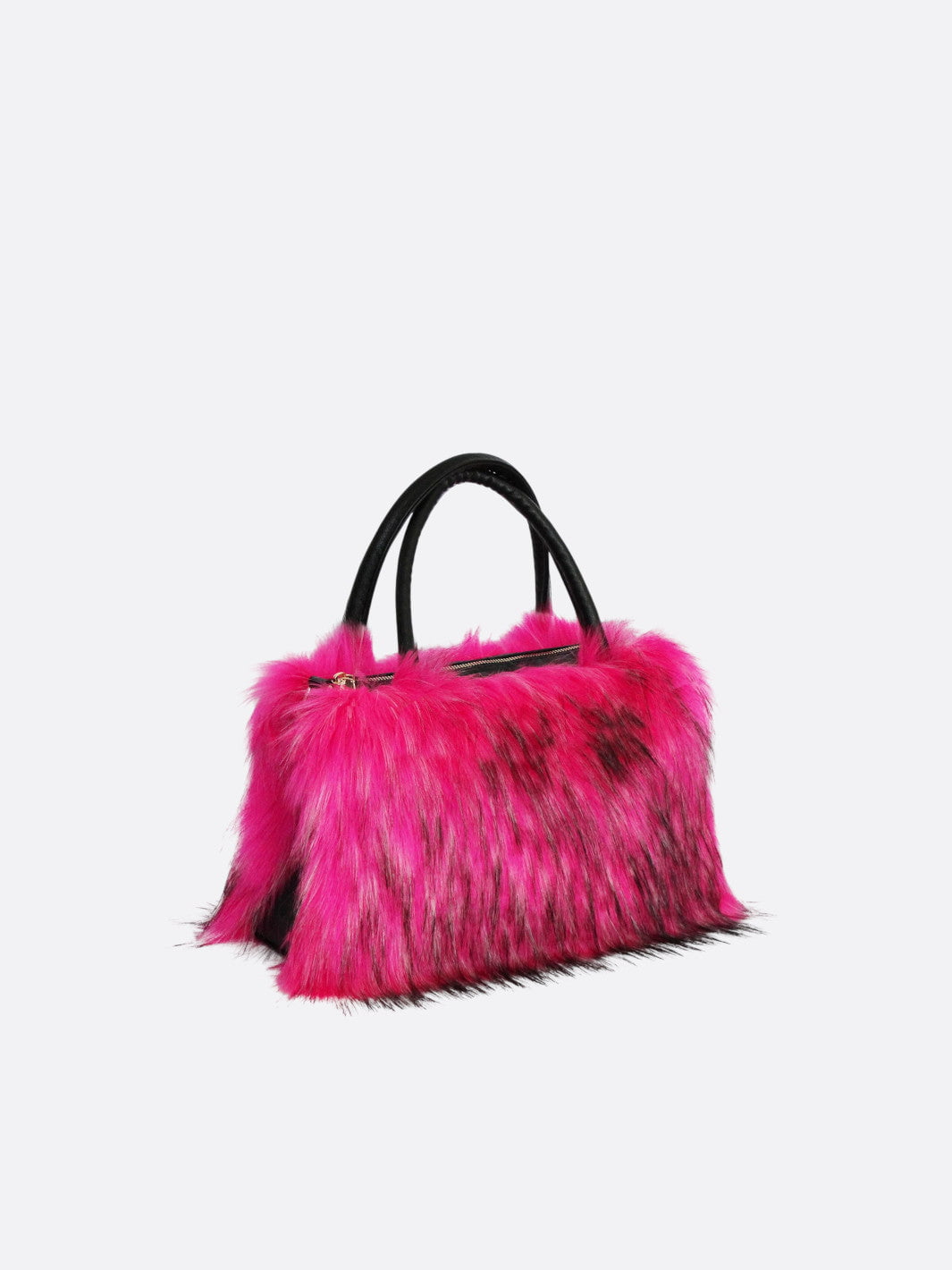 Faux fur handbag