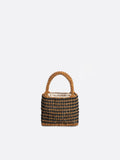 Wooden bead handbag
