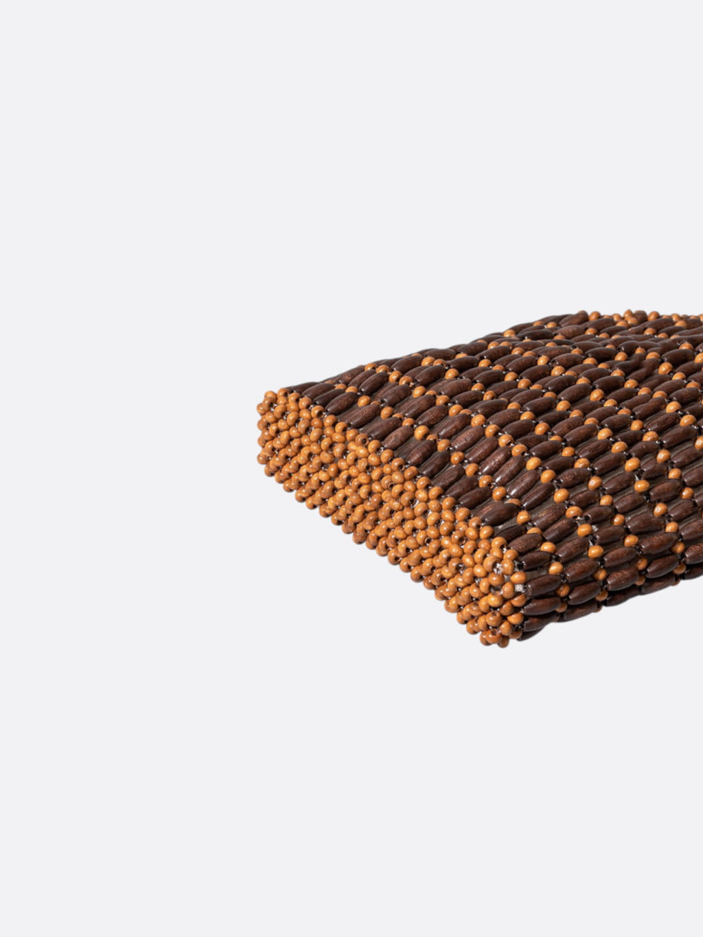 Wooden bead handbag